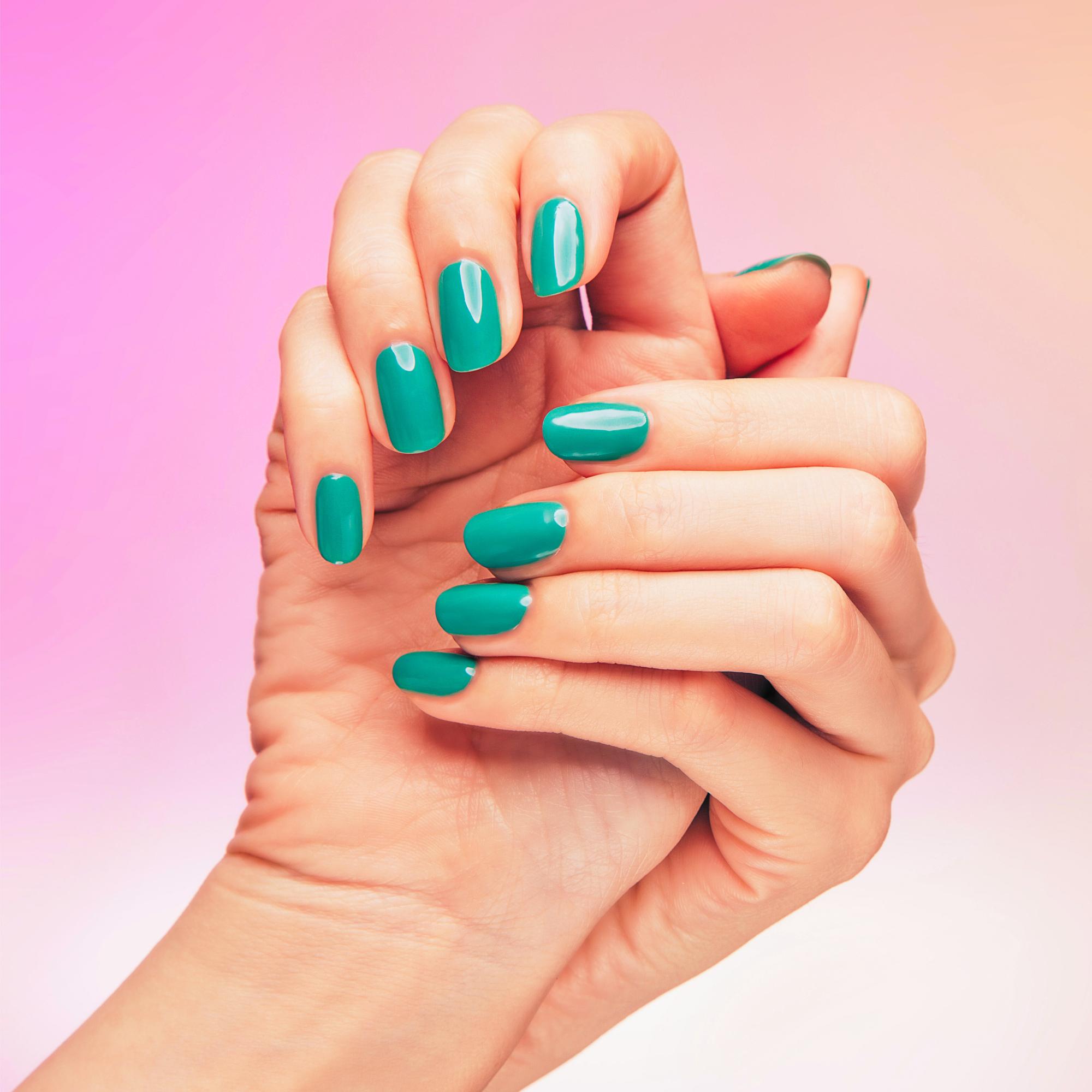 Dr15124 Nail 1 1 Squa Cc Green Pink